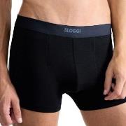 Sloggi 2P Men Ever Ease Shorts Schwarz Baumwolle Small Herren
