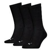 Puma 3P Cushioned Next Crew Socks Schwarz Gr 39/42