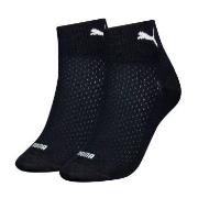 Puma 2P Women Quarter Socks Schwarz Gr 39/42 Damen