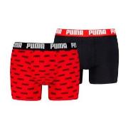 Puma 2P Everyday Aop Boxer Rot/Schwarz Baumwolle Small Herren