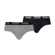 Puma 2P Men Everyday Brief Schwarz/Grau Baumwolle Small Herren