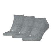 Puma 3P Cushioned Ankle Sock Grau Gr 39/42