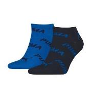 Puma 2P BWT Sneaker Sock Schwarz/Blau Gr 39/42