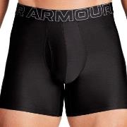 Under Armour 3P Performance Tech Solid 6in Boxers Schwarz Polyester Sm...