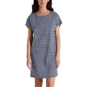 Calida Daylight Dreams Sleepshirt Marine Baumwolle Small Damen