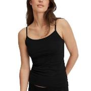 Calida Essential Cotton Spaghetti Top Schwarz Baumwolle Small Damen