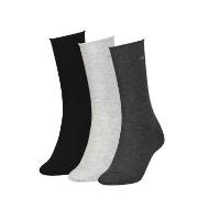 Calvin Klein 3P Emma Roll Top Crew Socks Grau Strl 37/41 Damen