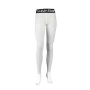 Calvin Klein Logo Waistband Legging Grau Small Damen