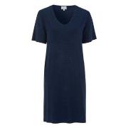 Damella Bamboo Short Sleeve Nightdress Marine Bambus Small Damen