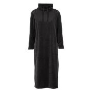 Damella Velour Cosy Dress Schwarz Small Damen