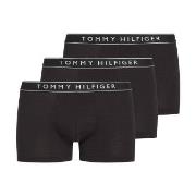 Tommy Hilfiger 3P Cotton Stretch Trunks Schwarz Baumwolle Medium Herre...