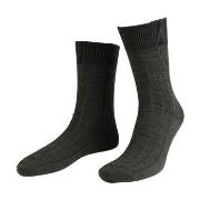 Amanda Christensen 3P Grade Wide Rib Ankle Socks Olive Gr 39/42