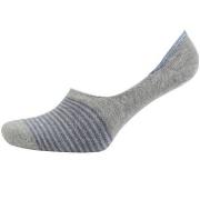 Amanda Christensen True Stripe Invisible Sock Hellgrau Gr 43/44