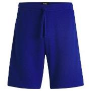 BOSS Waffle Nightwear Shorts Blau Small Herren