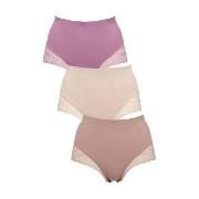 Missya 3P Seamless Lace Maxi Rosa/Beige Small Damen