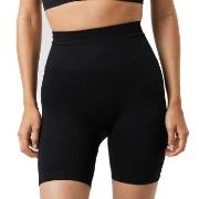 Björn Borg Studio Seamless Ribbed Shorts Schwarz Polyamid Medium Damen