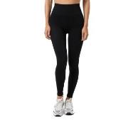 Björn Borg Studio Seamless Ribbed Tights Schwarz Polyamid Small Damen