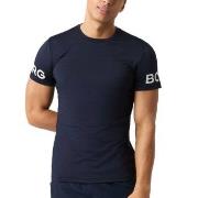 Björn Borg Performance Tee Dunkelblau Polyester Small Herren