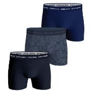 Björn Borg 6P Essential Shorts Blau Muster Baumwolle Small Herren