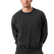 Björn Borg Oversized Washed Sweatshirt Schwarz Baumwolle Medium Herren