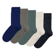 Björn Borg 5P Essential Ankle Sock Blau/Weiß Gr 36/40 Herren