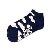 Happy Socks Cloudy Low Sock Marine gemustert Baumwolle Gr 41/46