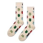 Happy Socks Peace Sock Beige Baumwolle Gr 41/46