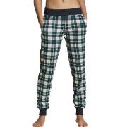 Calida Favourites Holiday Pants With Cuff Grün/Kariert Baumwolle X-Sma...
