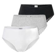 Schiesser 3P Modern Brazillian Slips Mixed Baumwolle 38 Damen