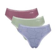 Sloggi 3P GO Crush High Leg Briefs Multi-colour-2 Baumwolle Small Dame...