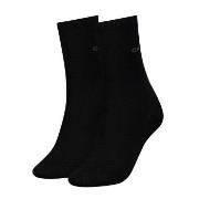 Calvin Klein 2P Annika Flat Knit Sock Schwarz Strl 37/41 Damen
