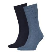 Calvin Klein 2P Carter Casual Flat Knit Sock Marine/Blau Gr 43/46 Herr...