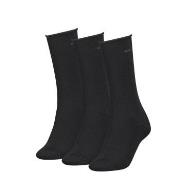 Calvin Klein 3P Emma Roll Top Crew Socks Schwarz Strl 37/41 Damen