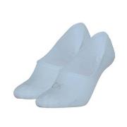 Calvin Klein 2P Shiny Logo Mid Cut Footie Socks Hellblau Gr 39/42 Dame...