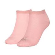 Calvin Klein 2P Shiny Logo Sneaker Socks Rosa Gr 39/42 Damen