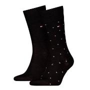 Tommy Hilfiger 2P Men Dot Socks Schwarz Gr 39/42 Herren