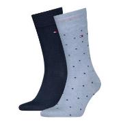 Tommy Hilfiger 2P Men Dot Socks Marine/Blau Gr 39/42 Herren