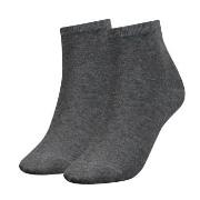 Tommy Hilfiger 2P Women Casual Short Sock Grau Gr 39/42 Damen