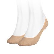 Tommy Hilfiger 2P Women Invisible Footie Socks Beige Gr 39/42 Damen