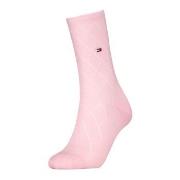 Tommy Hlfiger Women Premium Argyle Socks Hellrosa Gr 39/42 Damen