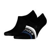 Tommy Men Tab Footie Socks 2P Schwarz Gr 39/42