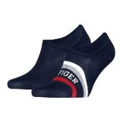 Tommy Men Tab Footie Socks 2P Marine Gr 39/42