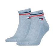 Tommy Men Uni TJ Iconic Quarter Socks 2P Hellblau Gr 39/42