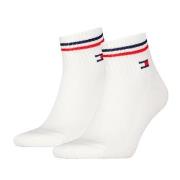 Tommy Men Uni TJ Iconic Quarter Socks 2P Weiß Gr 39/42