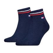 Tommy Men Uni TJ Iconic Quarter Socks 2P Marine Gr 39/42