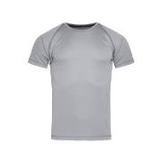 Stedman Active 140 Men Team Raglan Grau Polyester Small Herren
