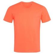 Stedman Clive Relaxed Men Crew Neck Apricot ringgesponnene Baumwolle S...