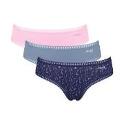 Sloggi 3P GO Crush Hipster Briefs Multi-colour-2 Baumwolle Small Damen