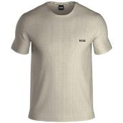 BOSS Waffle T Shirt Offwhite Medium Herren