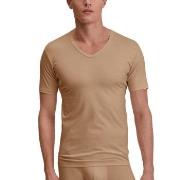 Calida Business V-Neck Undershirt Beige Tencel Small Herren